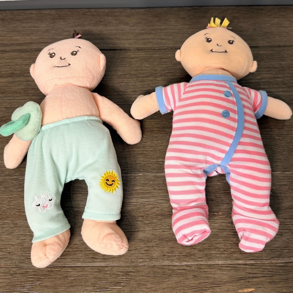 Manhattan Toy Baby Stella Plush Dolls Lot of 2